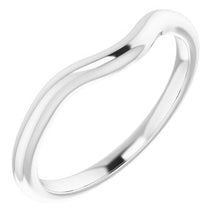 Load image into Gallery viewer, Sterling Silver Band for 8 mm Square Ring
