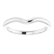 Load image into Gallery viewer, Sterling Silver Band for 7x5 mm Emerald Ring
