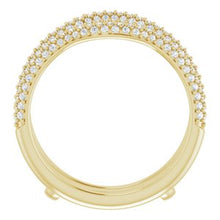 Load image into Gallery viewer, 14K Yellow 1/2 CTW Diamond Ring Guard
