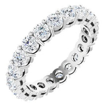 Charger l&#39;image dans la galerie, Platinum 2 1/8 CTW Diamond Eternity Band Taille 7
