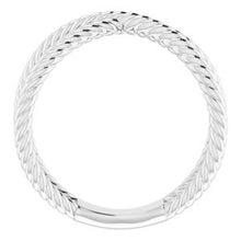 Load image into Gallery viewer, Sterling Silver Criss-Cross Rope Ring
