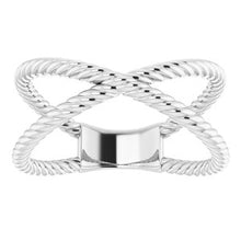 Load image into Gallery viewer, Criss-Cross Rope Ring 
