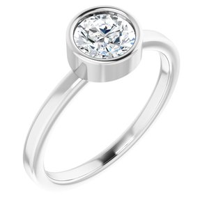 Sterling Silver Imitation Diamond Ring