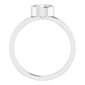Sterling Silver Imitation Diamond Ring