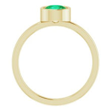 Load image into Gallery viewer, 14K Yellow Emerald Ring
