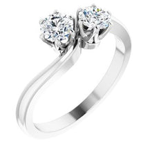 Load image into Gallery viewer, Two-Stone Engagement Ring
