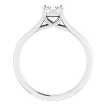 Load image into Gallery viewer, Platinum 1/2 CTW Diamond Woven Solitaire Engagement Ring
