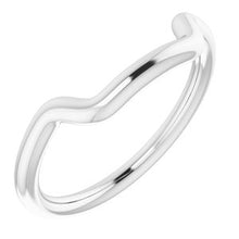 Charger l'image dans la galerie, Sterling Silver Band for 9 mm Square Ring
