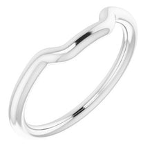 Charger l'image dans la galerie, Sterling Silver Band for 5 mm Square Ring
