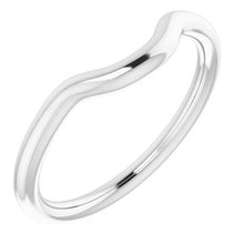 Charger l'image dans la galerie, Sterling Silver Band for 6 mm Cushion Ring
