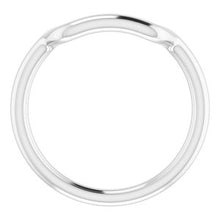 Charger l'image dans la galerie, Sterling Silver Band for 9 mm Square Ring
