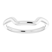 Load image into Gallery viewer, Sterling Silver Band for 6.5 mm Square Ring

