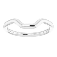 Load image into Gallery viewer, Sterling Silver Band for 7x5 mm Emerald Ring
