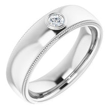 Load image into Gallery viewer, Platinum 1/6 CTW Men's Diamond Ring
