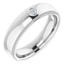 Charger l'image dans la galerie, Bague en diamant .06 CTW en platine

