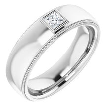 Load image into Gallery viewer, Platinum 1/4 CTW Men's Diamond Ring
