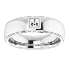 Load image into Gallery viewer, Platinum 1/4 CTW Men's Diamond Ring

