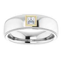 Load image into Gallery viewer, 14K White &amp; Yellow 1/4 CTW Men&#39;s Diamond Ring
