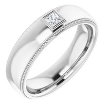 Load image into Gallery viewer, Platinum 1/6 CTW Men's Diamond Ring
