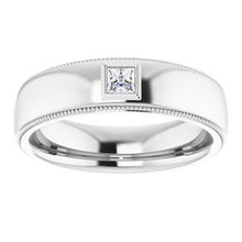 Load image into Gallery viewer, Platinum 1/6 CTW Men's Diamond Ring
