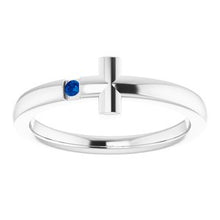 Load image into Gallery viewer, Youth Sideways Cross Ring  
