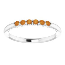 Load image into Gallery viewer, Accented Stackable Ring 
