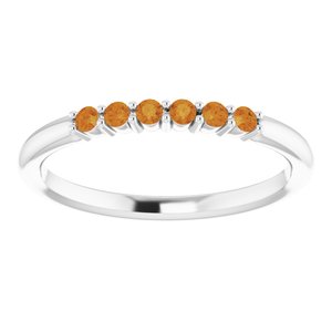 Accented Stackable Ring 