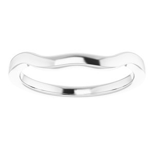 Sterling Silver Band for 10 x 8 mm Oval Ring