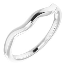 Charger l'image dans la galerie, Sterling Silver Band for 8 mm Round Ring
