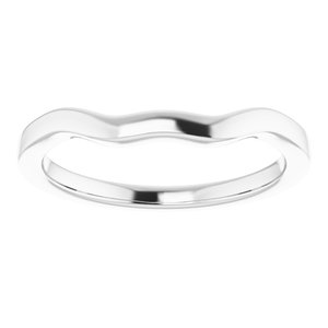 Sterling Silver Band for 7 x 5 mm Oval Ring