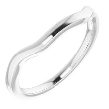 Load image into Gallery viewer, Sterling Silver Band for 12 x 10 mm Oval Ring

