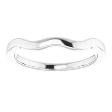 Charger l'image dans la galerie, Sterling Silver Band for 8 mm Round Ring
