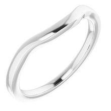 Charger l'image dans la galerie, Sterling Silver Band for 6 x 4 mm Emerald Ring
