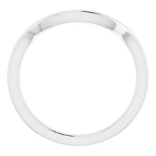 Charger l'image dans la galerie, Sterling Silver Band for 10 x 10 mm Heart Ring
