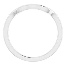 Charger l'image dans la galerie, Sterling Silver Band for 8 x 8 mm Cushion Ring
