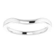 Charger l'image dans la galerie, Sterling Silver Band for 6 x 4 mm Emerald Ring
