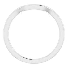 Charger l'image dans la galerie, Sterling Silver Band for 6 x 4 mm Oval Ring
