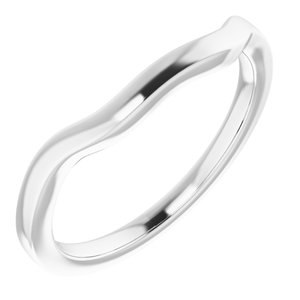 Sterling Silver Band for 11 x 9 mm Oval Ring