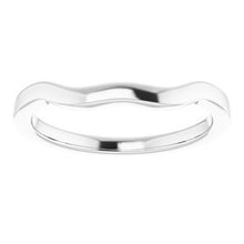 Load image into Gallery viewer, Sterling Silver Band for 7 x 7 mm Cushion Ring
