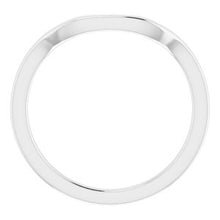 Charger l'image dans la galerie, Sterling Silver Band for 8 x 8 mm Square Ring
