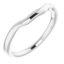 Charger l'image dans la galerie, Sterling Silver Band for 6 x 4 mm Oval Ring
