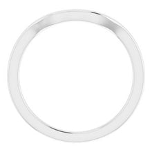Load image into Gallery viewer, Sterling Silver Band for 8 x 6 mm Oval Ring
