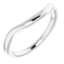 Charger l'image dans la galerie, Sterling Silver Band for 10 x 8 mm Emerald Ring
