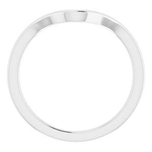 Charger l'image dans la galerie, Sterling Silver Band for 9 x 6 mm Pear Ring
