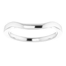 Load image into Gallery viewer, Sterling Silver Band for 7 x 5 mm Emerald Ring

