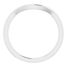 Load image into Gallery viewer, Sterling Silver Band for 6 x 6 mm Heart Ring
