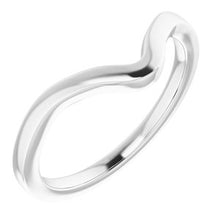 Load image into Gallery viewer, Sterling Silver Band for 12 x 6 mm Marquise Ring

