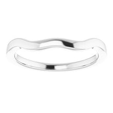 Charger l'image dans la galerie, Sterling Silver Band for 8 x 8 mm Cushion Ring
