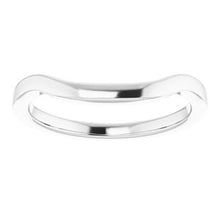 Charger l'image dans la galerie, Sterling Silver Band for 10 x 8 mm Emerald Ring

