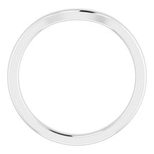 Load image into Gallery viewer, Sterling Silver Band for 6x6 mm Heart Ring
